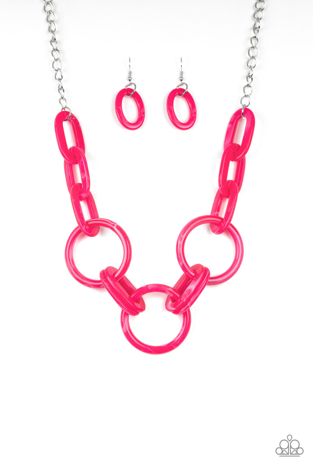 Turn Up The Heat Pink Paparazzi Necklace Cashmere Pink Jewels - Cashmere Pink Jewels & Accessories, Cashmere Pink Jewels & Accessories - Paparazzi