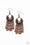 Catching Dreams Copper Paparazzi Earring Cashmere Pink Jewels