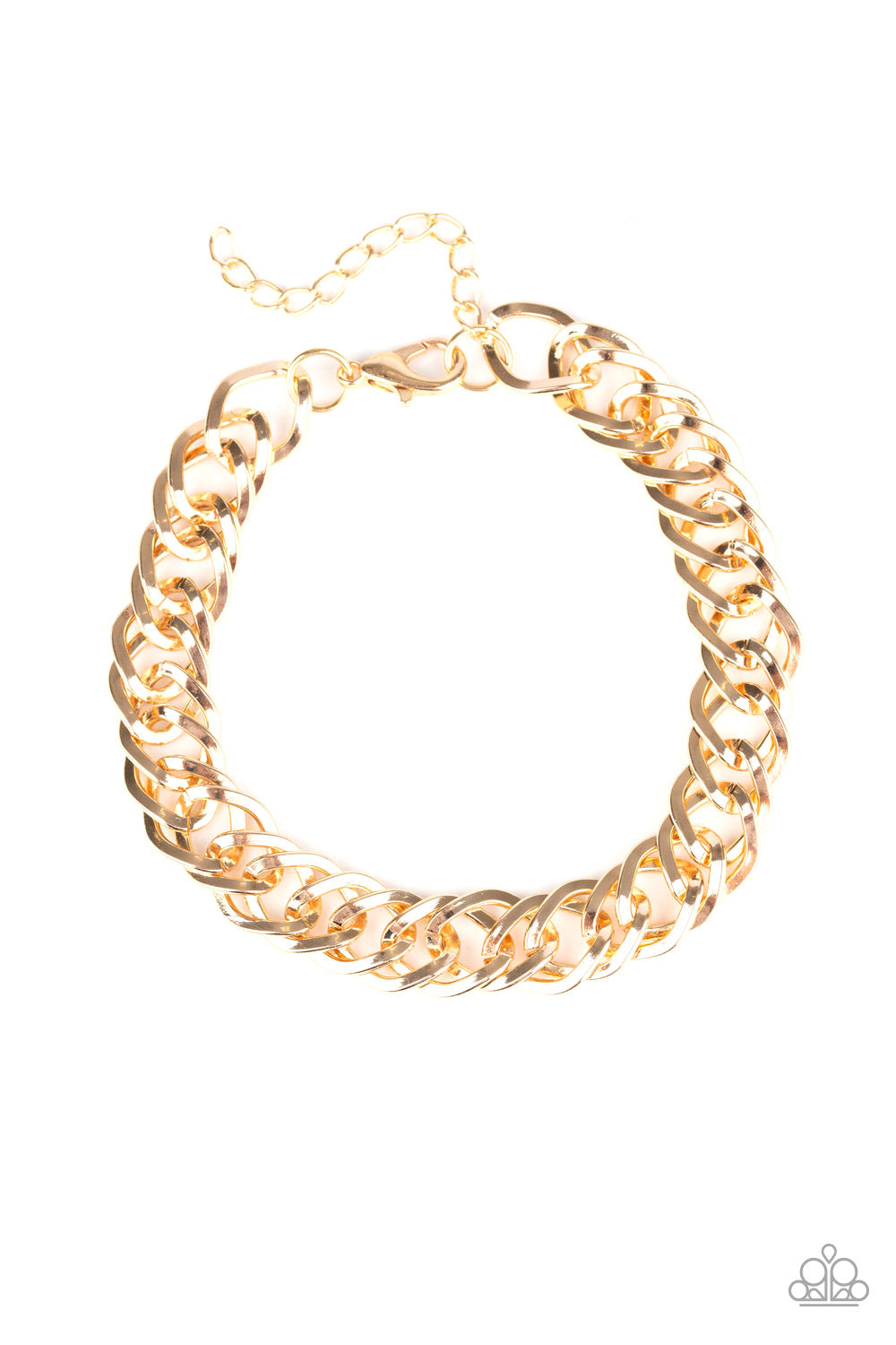 On The Ropes Gold Paparazzi Bracelets Cashmere Pink Jewels - Cashmere Pink Jewels & Accessories, Cashmere Pink Jewels & Accessories - Paparazzi