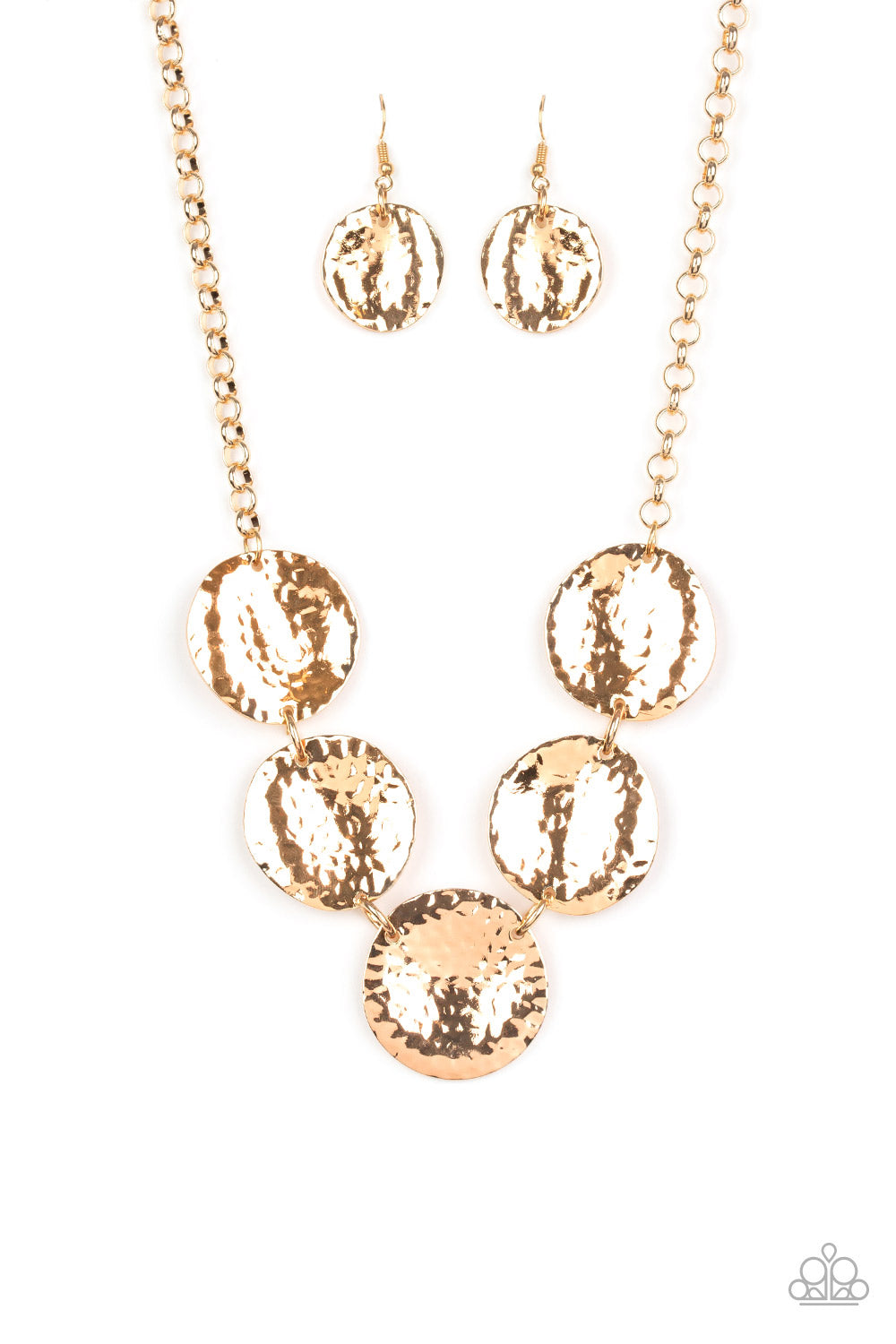 First Impressions Gold Paparazzi Necklace Cashmere Pink Jewels Feb 2020 - LOP