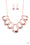 Teardrop Envy Copper Paparazzi Necklace Cashmere Pink Jewels