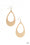 What a Natural Gold Paparazzi Earrings Cashmere Pink Jewels