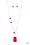 Never a Dull Moment Red Paparazzi Necklaces Cashmere Pink Jewels