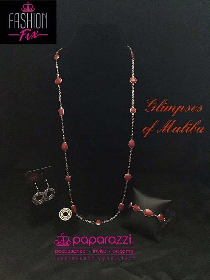 Glimpses of Malibu Paparazzi Dec 2018 Fashion Fix Cashmere Pink Jewels - Cashmere Pink Jewels & Accessories, Cashmere Pink Jewels & Accessories - Paparazzi