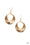 Savory Shimmer Gold Paparazzi Earring Cashmere Pink Jewels