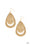 Fiery Firework Gold Paparazzi Earrings Cashmere Pink Jewels