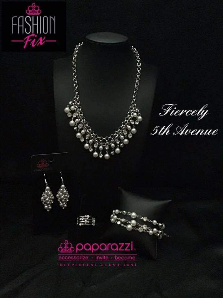 Fiercely 5th Avenue Paparazzi Dec 2018 Fashion Fix Cashmere Pink Jewels - Cashmere Pink Jewels & Accessories, Cashmere Pink Jewels & Accessories - Paparazzi