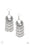 Catching Dreams Silver Paparazzi Earring Cashmere Pink Jewels