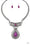 Prowling Prowess Purple Paparazzi Necklaces Cashmere Pink Jewels