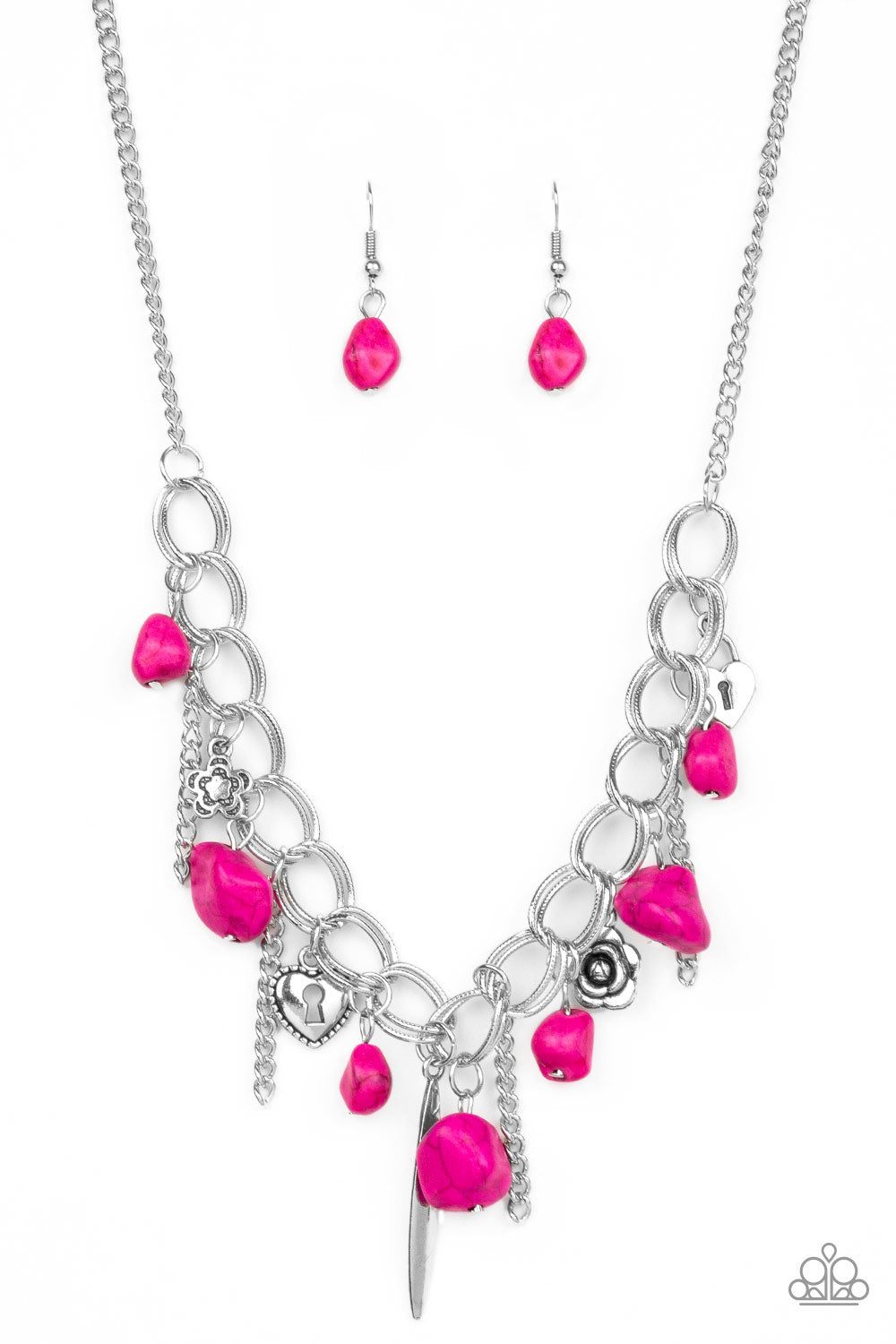 Southern Sweetheart Pink Paparazzi Necklaces Cashmere Pink Jewels - Cashmere Pink Jewels & Accessories, Cashmere Pink Jewels & Accessories - Paparazzi