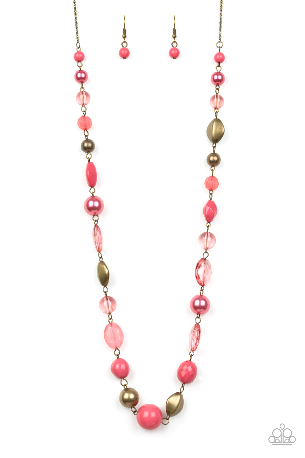 Secret Treasure Pink Paparazzi Necklaces Cashmere Pink Jewels - Cashmere Pink Jewels & Accessories, Cashmere Pink Jewels & Accessories - Paparazzi