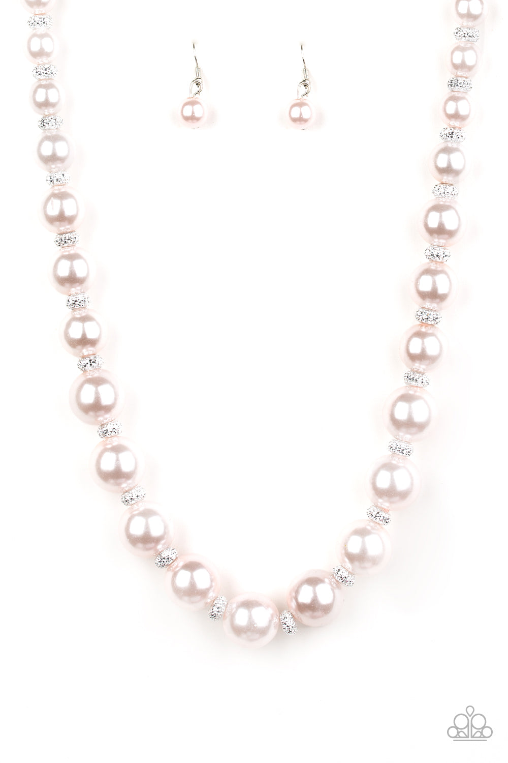 Uptown Heiress Pink Paparazzi Necklaces Cashmere Pink Jewels - Cashmere Pink Jewels & Accessories, Cashmere Pink Jewels & Accessories - Paparazzi