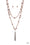 Social Hour Brown Paparazzi Necklaces Cashmere Pink Jewels