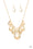 Teardrop Tempest Gold Paparazzi Necklace Cashmere Pink Jewels