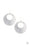 Dotted Delicacy Silver Paparazzi Earring Cashmere Pink Jewels