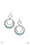 Dizzying Deserts Blue Paparazzi Earring Cashmere Pink Jewels