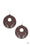 Mandala Mambo Brown Paparazzi Earrings Cashmere Pink Jewels