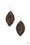 GRR-irl Power! Brown Paparazzi Earrings Cashmere Pink Jewels