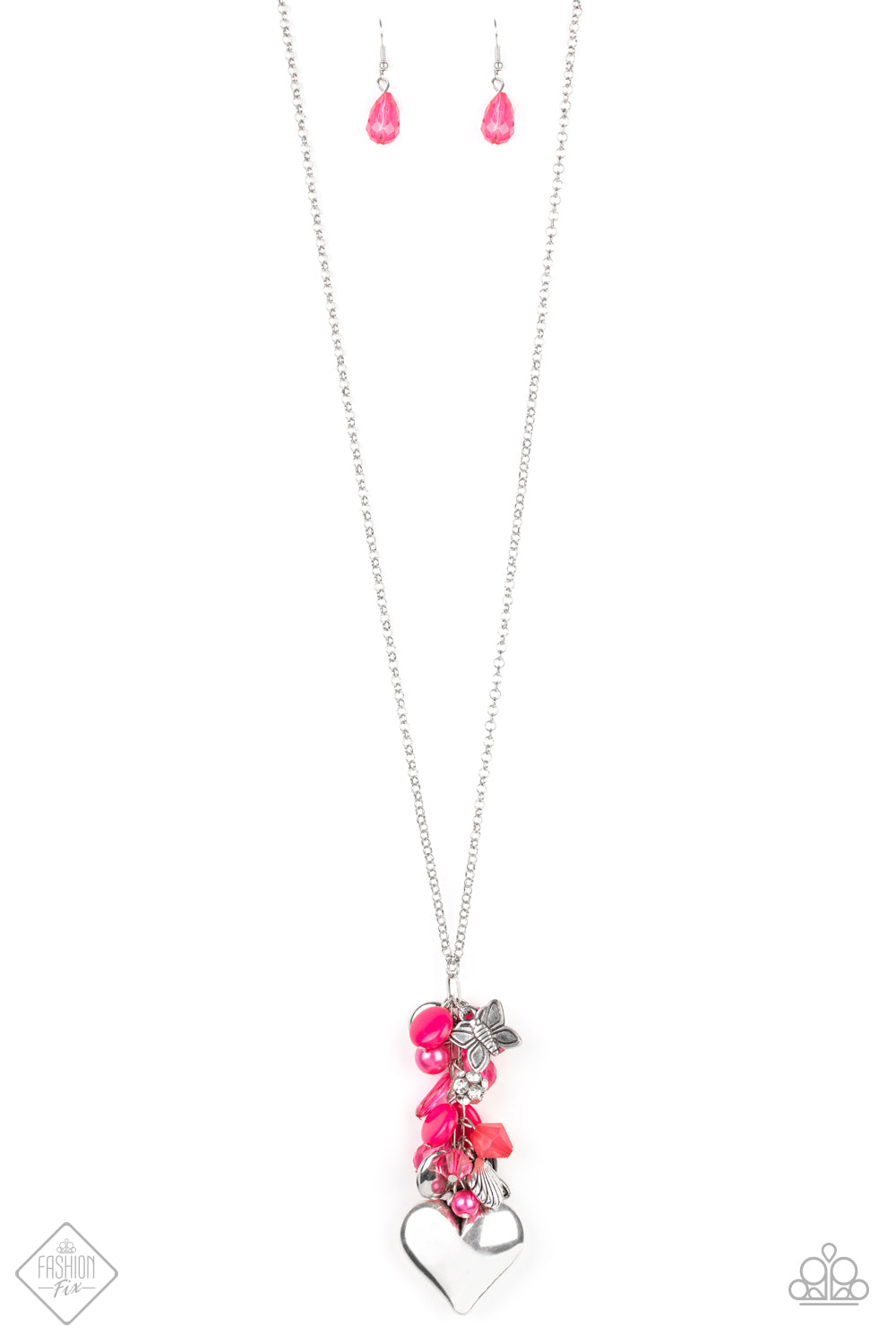 Beach Buzz Pink Paparazzi Necklace Cashmere Pink Jewels - Cashmere Pink Jewels & Accessories, Cashmere Pink Jewels & Accessories - Paparazzi
