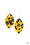 Grr-irl Power! Yellow Paparazzi Earrings Cashmere Pink Jewels