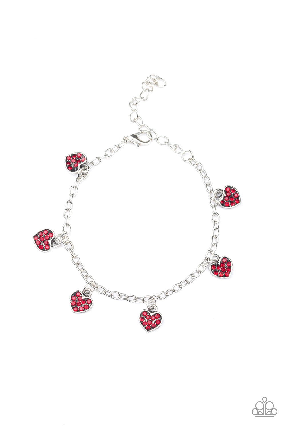 Valentine Vibes Red Paparazzi Bracelets Cashmere Pink Jewels - Cashmere Pink Jewels & Accessories, Cashmere Pink Jewels & Accessories - Paparazzi
