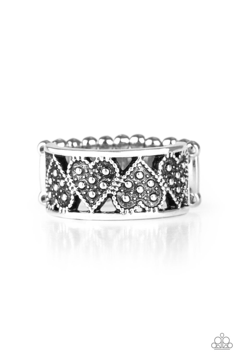 Better Together Silver Paparazzi Ring Cashmere Pink Jewels - Cashmere Pink Jewels & Accessories, Cashmere Pink Jewels & Accessories - Paparazzi