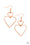 Heartbeat Harmony Copper Paparazzi Earrings Cashmere Pink Jewels