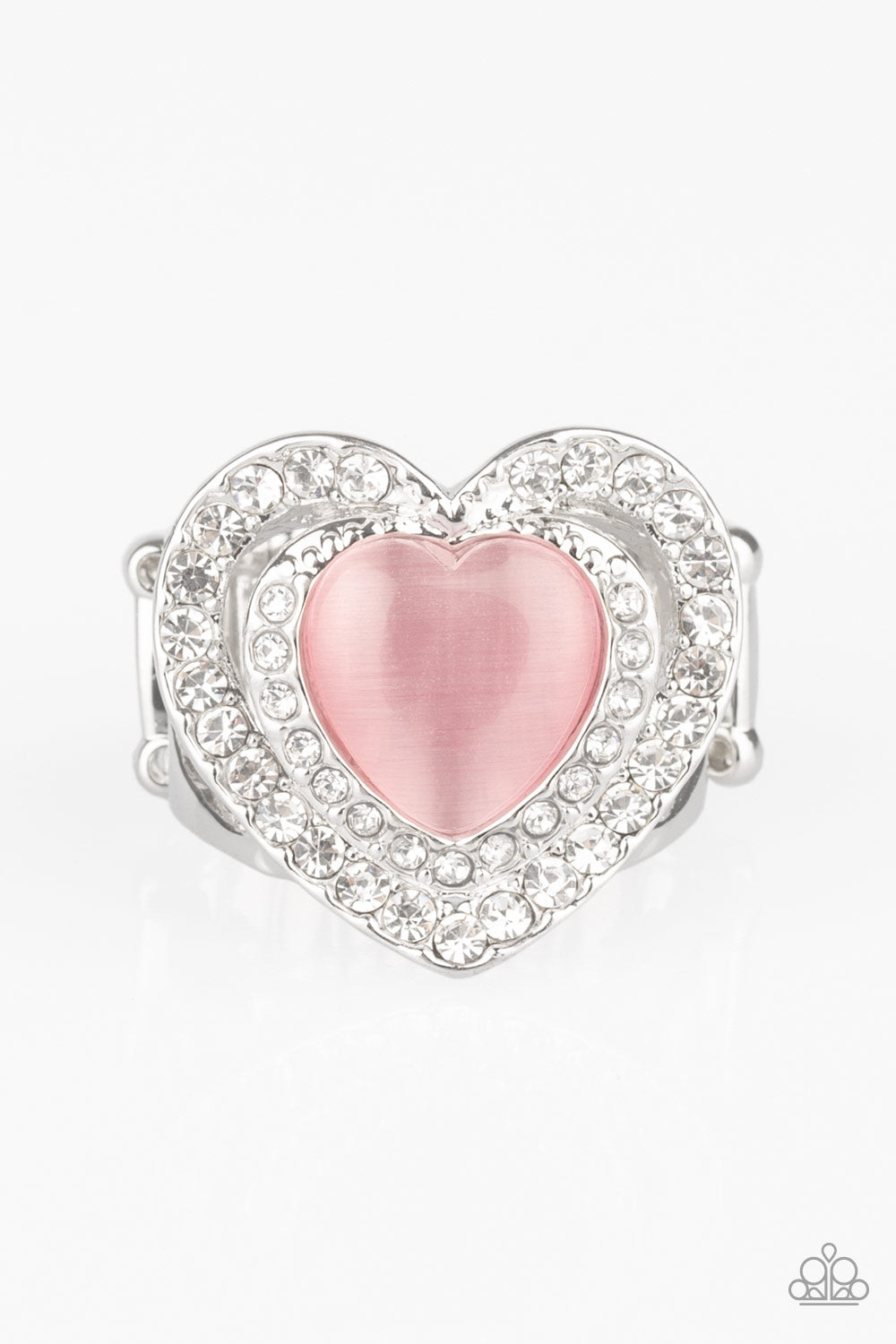 What The Heart Wants Pink Paparazzi Rings Cashmere Pink Jewels - Cashmere Pink Jewels & Accessories, Cashmere Pink Jewels & Accessories - Paparazzi