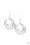 Perfectly Imperfect Silver Paparazzi Earring Cashmere Pink Jewels