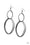 Getting Into Shape Black Paparazzi Earring Cashmere Pink Jewels