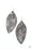 Serenely Smattered Silver Paparazzi Earrings Cashmere Pink Jewels