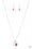 Heart Full of Love Red Paparazzi Necklaces Cashmere Pink Jewels