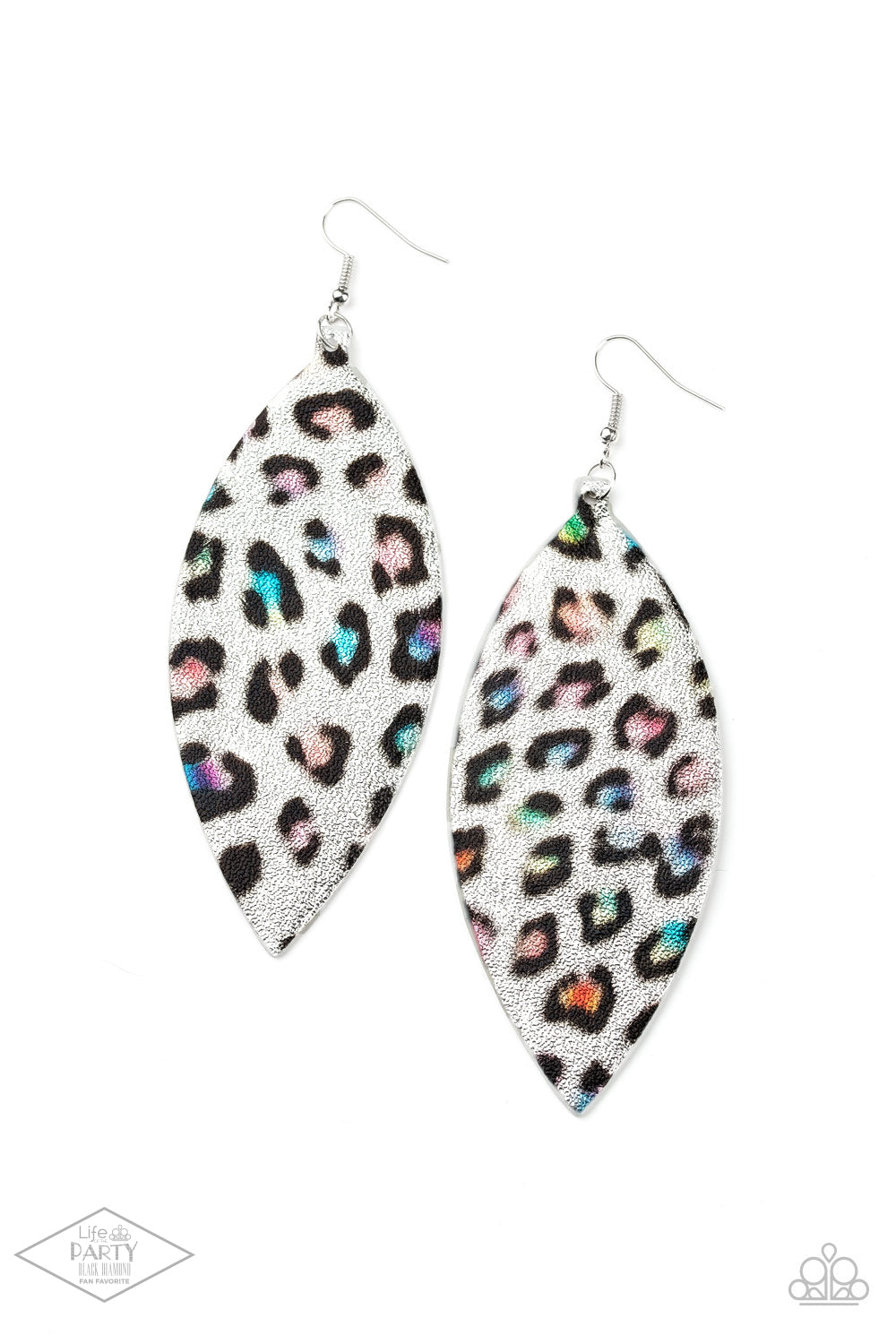 Once a CHEETAH, Always a CHEETAH Multi Paparazzi Earring Cashmere Pink Jewels