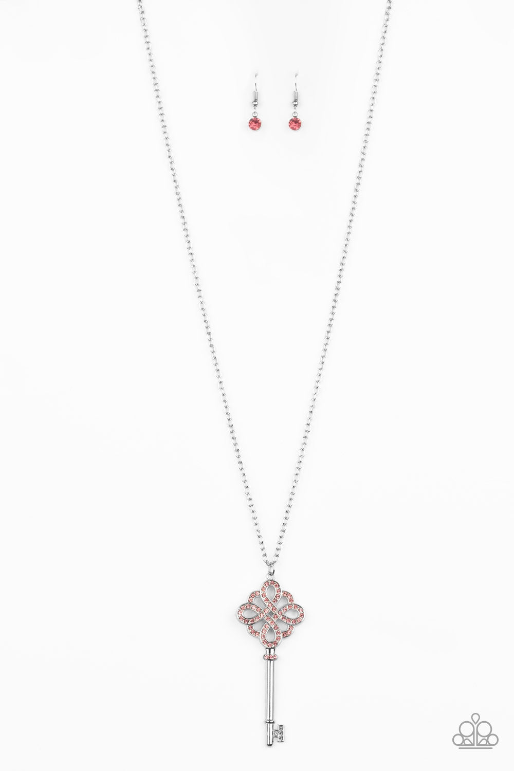 Unlocked Pink Paparazzi Necklace Cashmere Pink Jewels May 2020 LOP