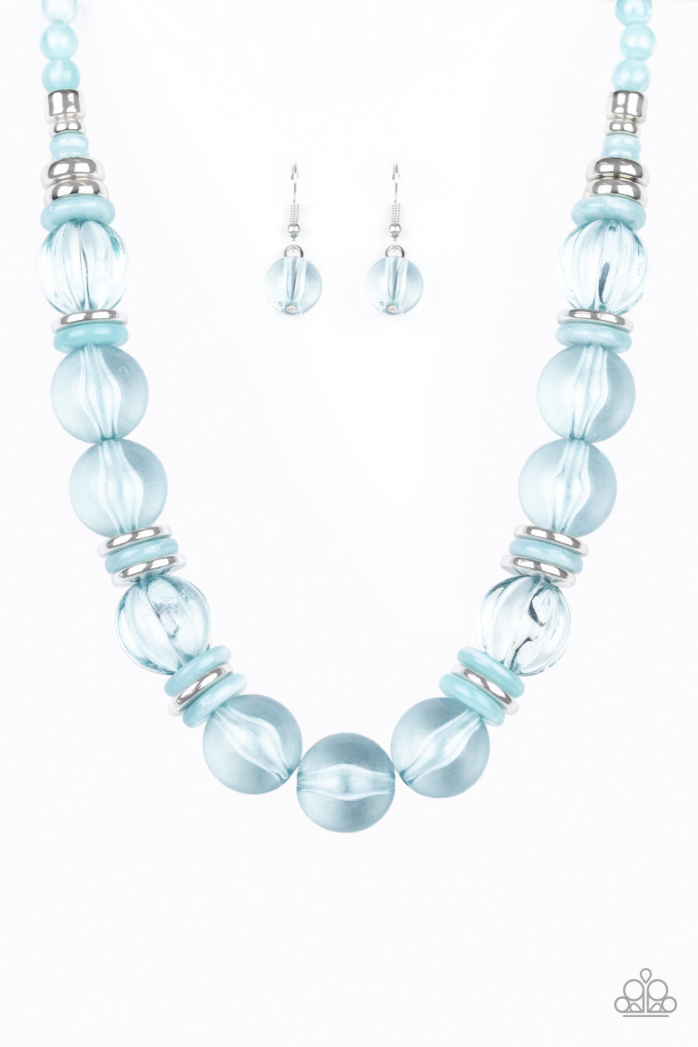 Bubbly Beauty Blue Paparazzi Necklace Cashmere Pink Jewels