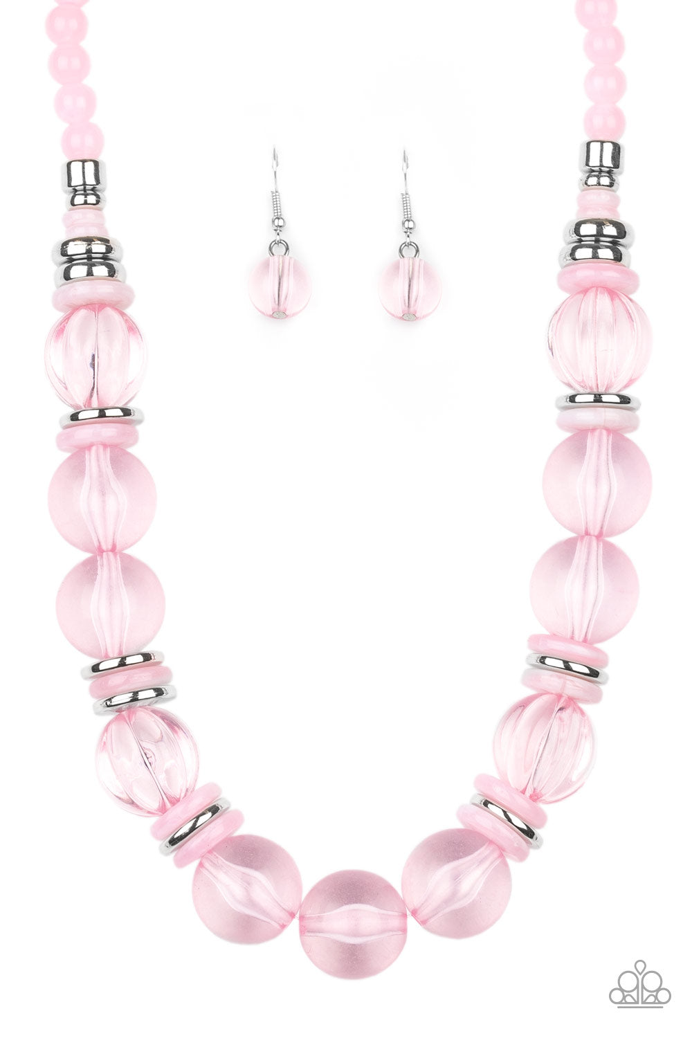 Bubbly Beauty Pink Paparazzi Necklace Cashmere Pink Jewels