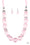 Bubbly Beauty Pink Paparazzi Necklace Cashmere Pink Jewels