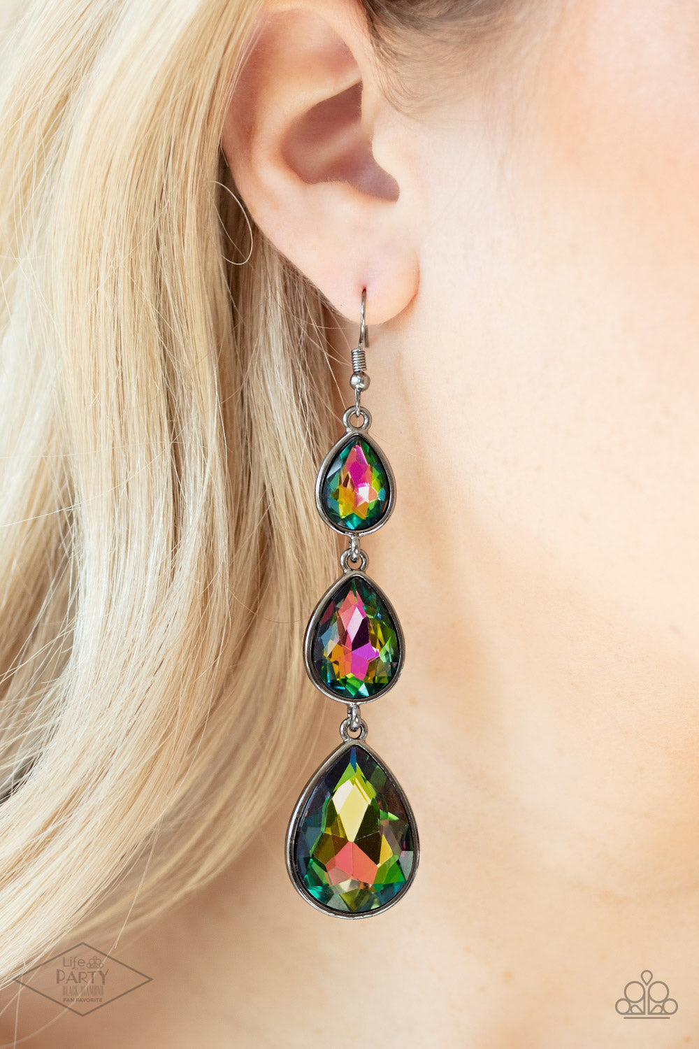 Metro Momentum Multi Paparazzi Earring Cashmere Pink Jewels