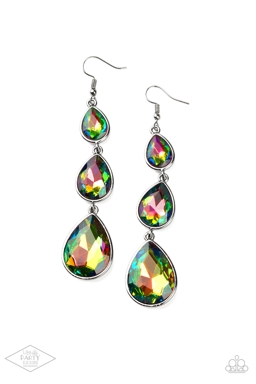 Metro Momentum Multi Paparazzi Earring Cashmere Pink Jewels