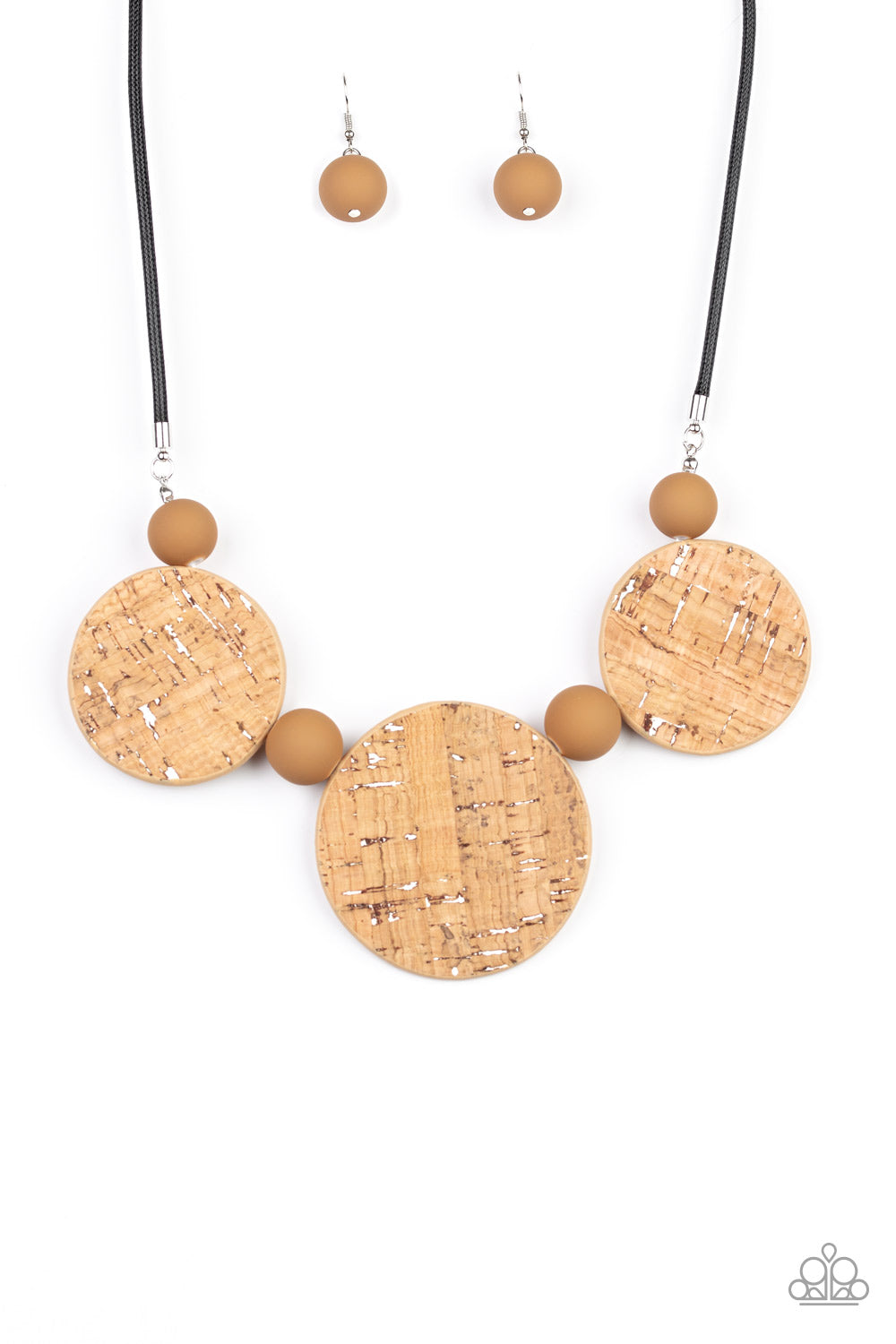 Pop The Cork White Paparazzi Necklace Cashmere Pink Jewels