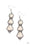 New Frontier White Paparazzi Earring Cashmere Pink Jewels