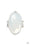 Opal Opulence White Paparazzi Ring Cashmere Pink Jewels