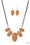 Nature's Finest Brown Paparazzi Necklace Cashmere Pink Jewels