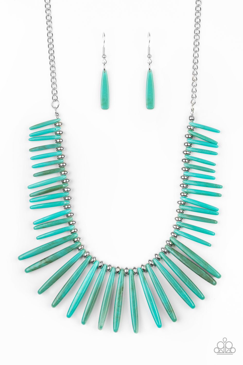 Out of My Element Blue Paparazzi Necklace Cashmere Pink Jewels July LOP