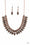 When The Hunter Becomes The Hunted Copper Paparazzi Necklace Cashmere Pink Jewels