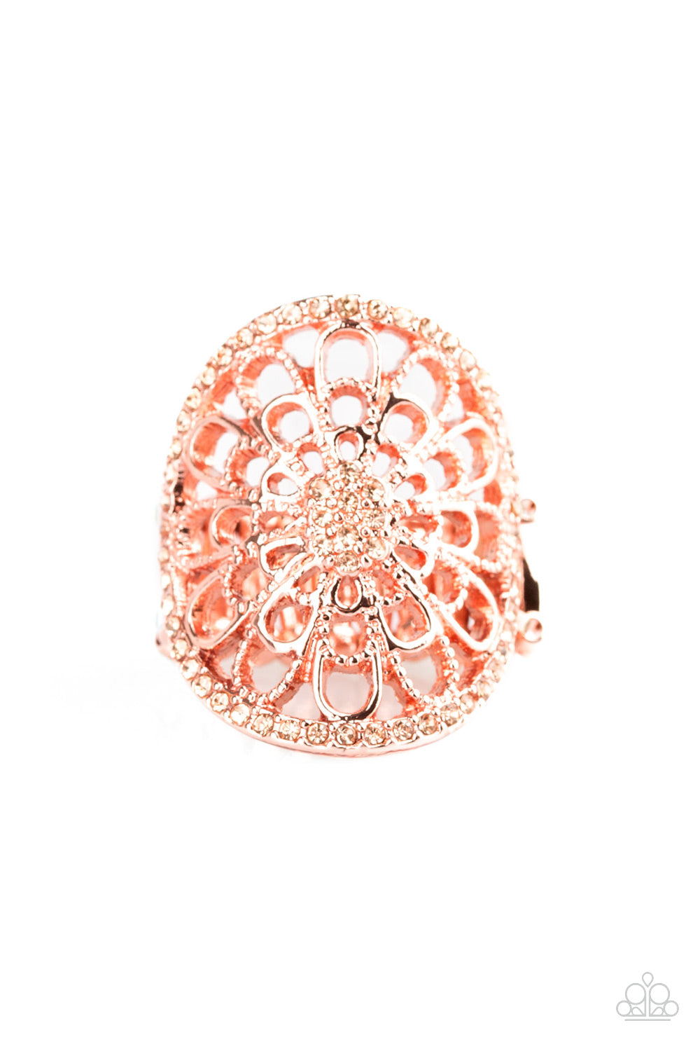 Springtime Shimmer Copper Paparazzi Rings Cashmere Pink Jewels - Cashmere Pink Jewels & Accessories, Cashmere Pink Jewels & Accessories - Paparazzi