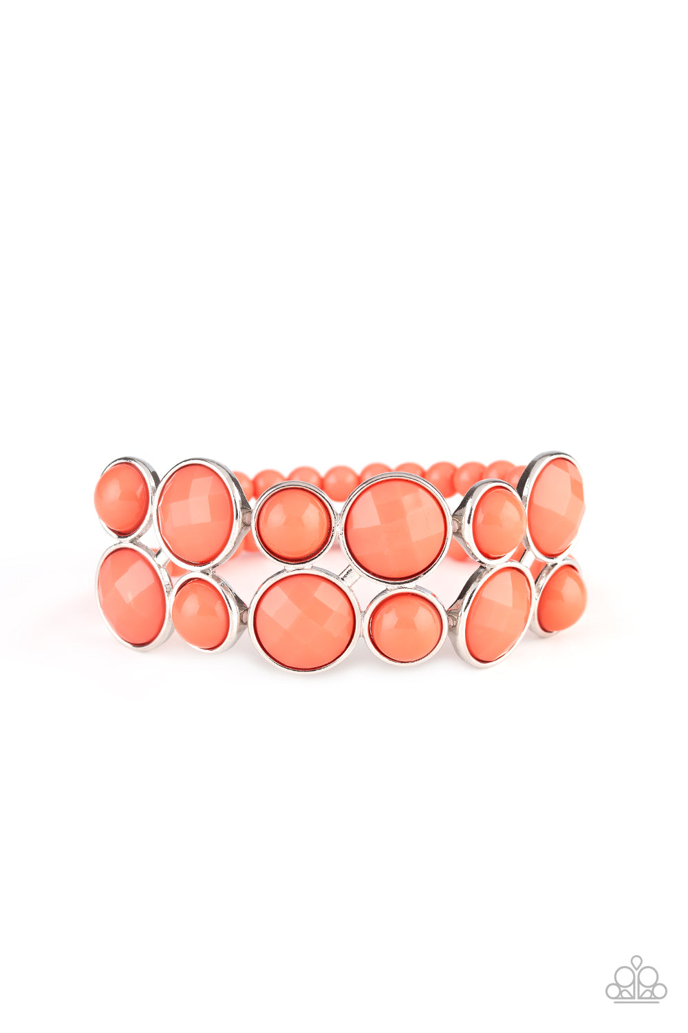 Confection Connection Orange Paparazzi Bracelet Cashmere Pink Jewels