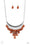 Rio Rainfall Brown Paparazzi Necklace Cashmere Pink Jewels