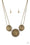 Gladiator Glam Brass Paparazzi Necklace Cashmere Pink Jewels