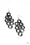 Scattered Shimmer Black Paparazzi Earring Cashmere Pink Jewels